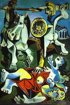  alt - Die Vergewaltigung der Sabine Frauen 1962 kubist Pablo Picasso